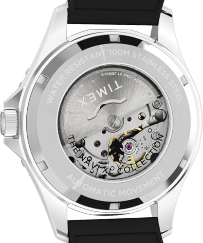 TW2Y15100 Trend Herren-Armbanduhr, 41 mm, schwarzes, zweiteiliges, Synthetisches Armband mit schwarzem Zifferblatt und Edelstahlgehäuse