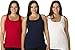 Women's Plus Size Racerback Ribbed Layering Tank Tops