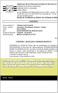 Livro Referente ao Processo 1500106-18.2019.8.26.0390 com teor de Tortura, a participação dos Agentes Penitenciários Luan Gallucci e Fabiano B. Rebelo