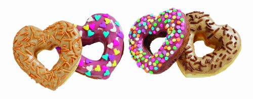 Wilton Nonstick 6-Cavity Heart Donut Pan - Thumbnail 3