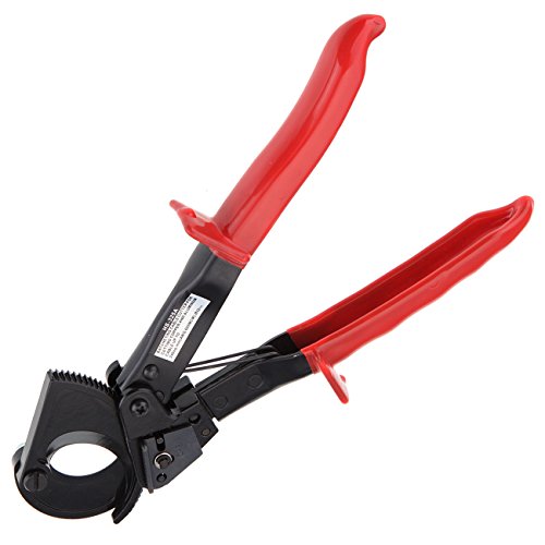 Iglobalbuy New Ratchet Cable Cutter Aluminum Copper Wire Cutter Hand Tool With Safety lock
