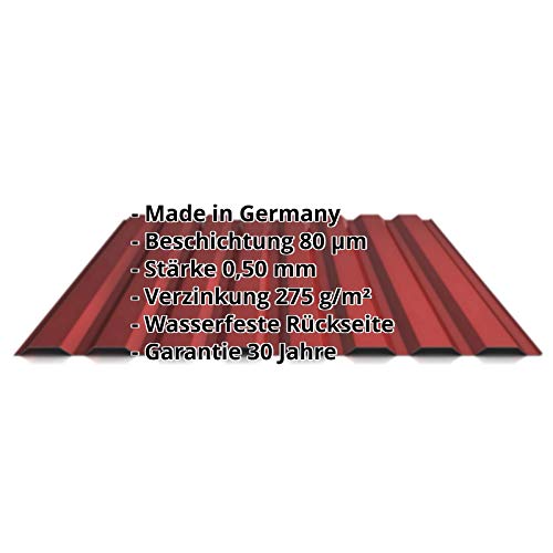 Trapezblech | Profilblech | Wandblech | Profil PS20/1100TW | Material Stahl | Stärke 0,50 mm | Beschichtung 80 µm… – Bild 3
