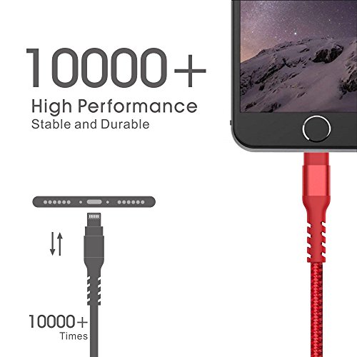 3 AHGEIIY+Certified+Charger+Braided+Charging