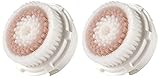 Korsmall Facial Cleansing Brush Heads, Fits Mia, Mia2, Mia3 (Aria), Smart Profile, Alpha Fit, Pro, Plus and Radiance Cleansing Systems (Radiance Brush Head), Pack of 2