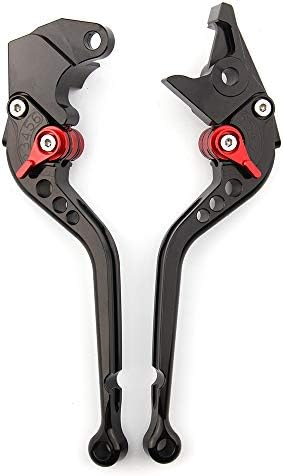 MFS MOTOR Adjustable CNC Long Brake Clutch Levers for Yamaha YZF R6 YZF R1 FZ1 FAZER R6S USA VERSION R6S CANADA VERSION Lever Brake Clutch
