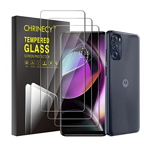 CHRINECY [3+2] 3 Pack Screen Protector for Motorola Moto G 5G 2022 with 2 Pack Camera Lens Protector, 9H Hardness, Anti-Scratch, Case Friendly, Premium HD Clarity