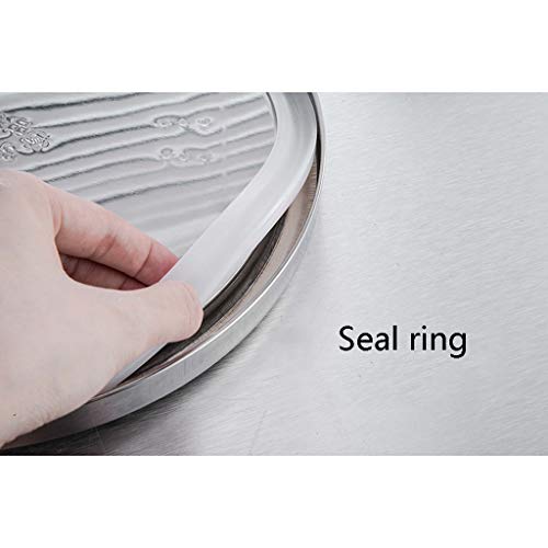 Jiutong Sealed Tank Stainless Steel Barrel with lid Commercial Fermentation Tank Enzyme Barrel Oil Barrel Milk Barrel Rice Barrel Wine Barrel Wine (Size : 35L) - Thumbnail 7