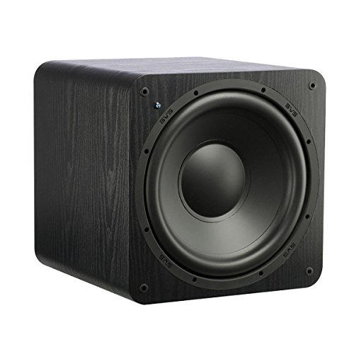 SVS SB-1000 Subwoofer (Black Ash) – 12-inch Driver, 300-Watts RMS, Sealed Cabinet