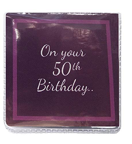 50th Birthday Gift - Lucky Sixpence Birthday Present Unique Gift