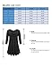 BELAROI Women's Plus Size Dress Fall Casual Swing 3/4 Sleeve T Shirt Loose Tunic Dress (M, Black)