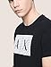 A|X Armani Exchange Men's Crew Quited Logo Tee