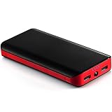 Portable Charger 25000mAh External Battery Pack USB Power Bank for iPhone iPad Smartphone Tablet Camera PSP and More (Black)