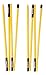 PrideSports Golf Alignment Stick (Set of 2), Yellow