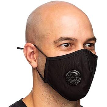 Debrief Me Dust Mask - Anti Pollution Breathable Respirator Mask (1 Mask + 6 Filters) Military Grade N99 Flu Mask Carbon Activated Filtration - Reusable Washable - Comfy Cotton Adjustable(Black)