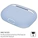 Airpods Pro Case, Ultra Thin Soft Silicone Anti-Slip Protective Watruer Case for Apple Airpods 3 Charging Case - Light Blue
