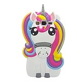 Samsung G530 Case,Samsung J2 Prime Case,Awin 3D Cute Cartoon Rainbow Unicorn Horse Animal Soft Silicone Rubber Case For Samsung Galaxy Grand Prime G530/J2 Prime/Grand Prime Plus G532(Rainbow Unicorn)