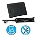 Plixio Adjustable Laptop Projector Stand – Portable Podium Tripod Mount, DJ Mixer Stand Up Desk Computer Stand Tray and Holder (27″ to 48″) (Renewed)thumb 3