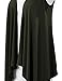 MBJ WSK1071 Womens Lightweight Sleeveless Draped Open Cardigan XXXL OLIVE