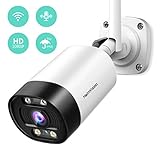 HeimVision Outdoor Security Camera Wireless, 1080P WiFi Surveillance Camera with Night Vision, Floodlight, Siren Alarm, Two-Way Audio, Motion Detection, Waterproof, Cloud Service/Microsd Support