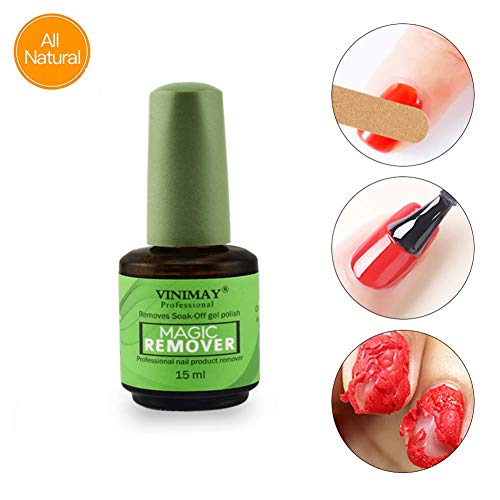 Magic Nail Polish Remover,Professional Removes Soak-Off Gel Polish in 3-5 Minutes,Easily & Quickly,Don't Hurt Your Nails - Thumbnail 6