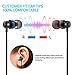 in-Ear Headphones, Noise Cancelling Earbuds, Heavy Bass Earphones with Microphone for Workout Exercise