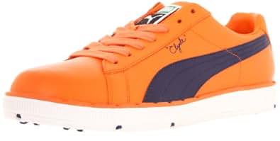 puma clyde orange