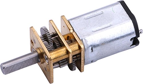 Yeeco DC 3-6V 100RPM Torque Mini Speed Reduction Motor with Metal Gearwheel Replacement 10mm Shaft for DIY RC Car Robot Model Engine Toys Parts