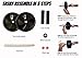 Limm Ab Wheel Roller for Advanced Abdominal Core Exercises and General Fitness - Includes Soft Knee Pad, Storage Bag and Instructions Manual