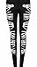 Forever Womens Long Sleeves Skeleton Print Halloween Bodycon Dress (ML = 8-10, Skeleton Hand Leggings)