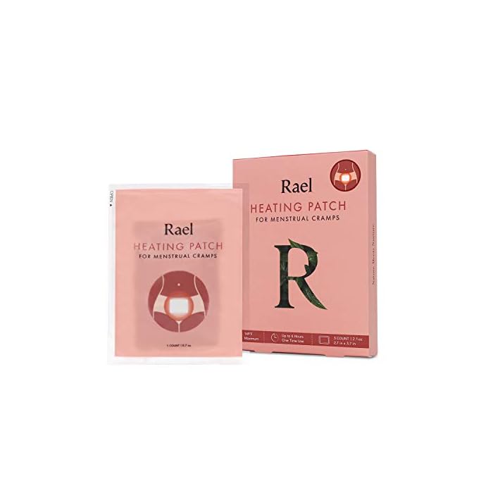 Rael Natural Herbal Heating Patch - Cramp Care Natural Heating Patches (1 Pack, 3 Count)