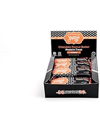 JOUZGE Chocolate Peanut Butter Protein Treats individually wrapped treats - (Pack of 8)