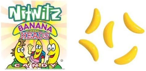 Candy By The Pound - 5 Pound Bag of Nitwitz Banana Heads by candymachines