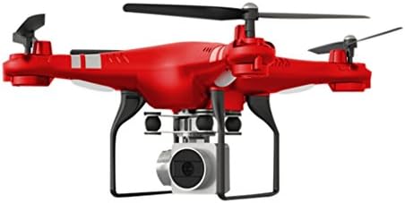 Bichonv Wide Angle Lens HD Camera Quadcopter RC Drone WiFi FPV Live Helicopter Hover (Red)