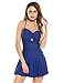 Ekouaer Women’s Polka Dot Halter Push Up One Piece Swimdress Swimsuit