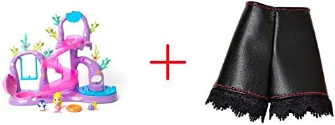 Splashlings Coral Playground Playset AND Barbie Fashion Bottom Race & Leather - Bundle