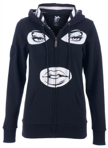 Iron Fist Women's Tommy P Zip Hoody L Black