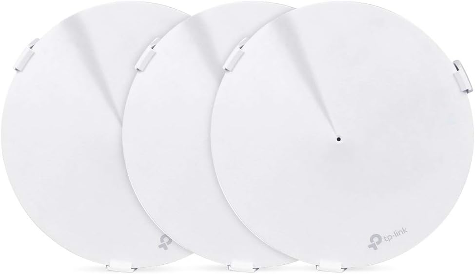 CouHaP WiFi Wall Mount Holder for TP-Link Deco M9 Plus Whole Home Mesh WiFi System Sturdy Mount Stand Holderfor TP-Link Deco M9 Mesh WiFi(3 Packs)