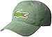 Lacoste Men's Classic Big Croc Gabardine Cap, One Size, Khaki Green