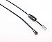 yueton 20pcs Stainless Steel Wire Keychain Cable Key Ring (Gun Black)