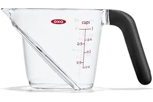 OXO GG 1050585BK Angled Measuring Cup, 1-Cup, Black