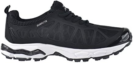 RunFlyte Men's RF Glyde Running Shoes, Black/White, (Size 12)
