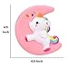 Kayoon Jumbo Squishies Galaxy Panda Penguin Moon Unicorn Soft Slow Rising Cream Scented Squeeze Decompression Toys for Collection Gift Stress Relief (3PCS)