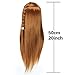 Mannequin Head, MYSWEETY 20'' inch Long Hair Mannequin Head Hair Styling Training Head Manikin Cosmetology Doll Head with Clamp and Accessories