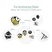 WINZIK Novelty Brooch Pin Set 3pcs Pretty Cute Bees Pattern Enamel-liked Lapel Pins Set Badges for Unisex Child Women Girls Clothes Bags Decor