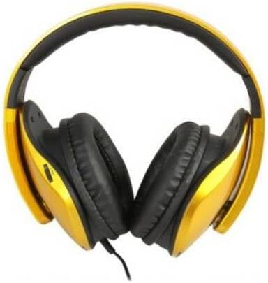 Oblanc OG-AUD63056 SHELL210 Stereo Headphones Treble and Subwoofer Dual Drivers in Each Ear Cup, State-of-the-art 2.1 Listening Experience for Gamers, Saffron Yellow