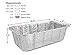 Handi-Foil 2 lb. Disposable Aluminum Foil Loaf Bread Pan w/High Dome Lid (Pack of 25 Sets)