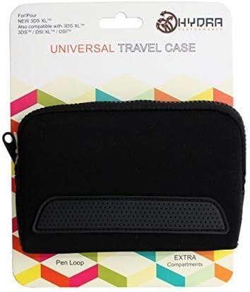 Hydra Performance New 3DS XL, 3DS XL, 3DS, DSi, DSi XL Universal Travel Case Pouch for Nintendo
