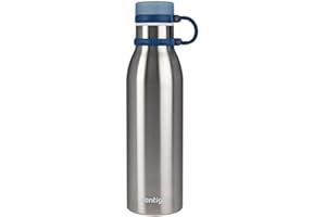 Garrafa Térmica Inox Parede Dupla Matterhorn 591ml Azul Mônaco Contigo