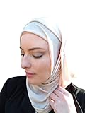 Elegance Collections Muslim Women's Jersey Hijab Khimar Soft Rectangle One Size