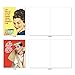 The Best Card Company - 10 Blank Funny Greeting Cards for Women (4 x 5.12 Inch) - Boxed All Occasion Assortment - Vintage Venom M6621OCB